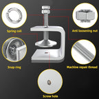 1 Inch Stainless Steel Heavy-Duty Clamp, Stainless Steel C-Shaped Clamp with 0.78-Inch Opening, Suitable for Woodworking Bonding, Cutting and Installation. 6pcs