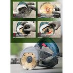 LSS 5-Inch Dry or Wet Cutting General Purpose Power Saw Segmented Diamond Blades for Concrete Stone Brick Masonry (5")