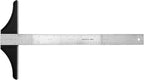 Pacific Arc 42 Inch T Square, Traditional Stainless Steel, Graduated Inch and Metric