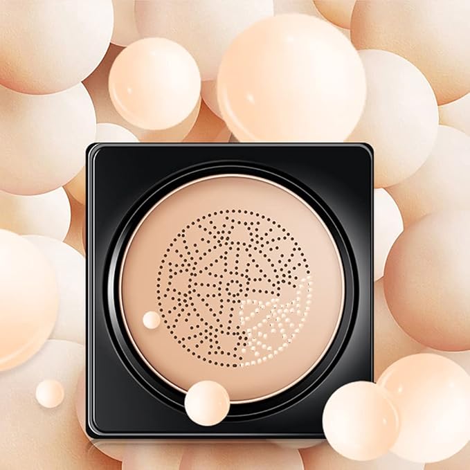 OCHEAL Mushroom Head Air Cushion BB Cream Foundation Cream for Face Makeup Concealer Cushion for Face Comestics Make Up Cushion Compact Natural-VeraVaultWomen