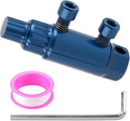 Broken Pipe Extractor Tool with Screw Bolt Extractor Kit, for 1/2" to 1" Pipes, Stripped Screws, Easy Out Valve Extraction, Pipe Threading, Screw Remover and Extractor, Storage Case, Hex Wrench, Blue