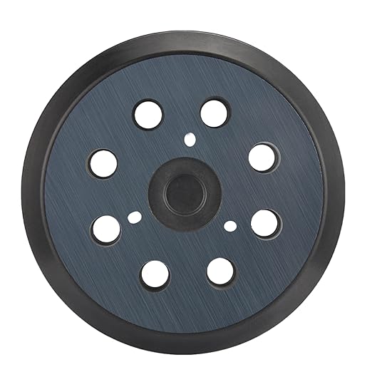 1 Pack 5" 8 Hole Hook & Loop Replacement Sander Pads Compatible with Makita Orbital Sander BO5010 BO5030K BO5031K BO5041K, Replacement Parts #743081-8/743051-7 (3 Screw Holes Sander Pads