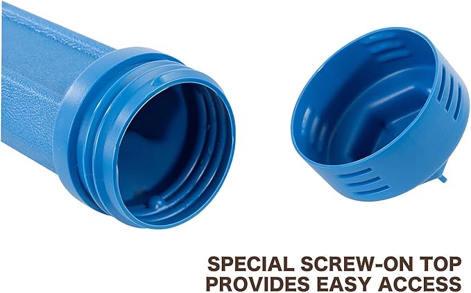 Mayes 10448 4 Foot Level Storage Tube, USA-Made 4ft Level Case, Heavy-Duty for Jobsite Dust, Dirt Protection, and Impact Resistance, Screw-On Top