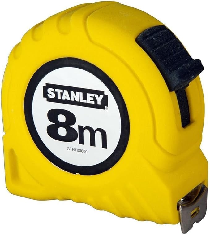 Stanley 1-30-457 Tape Measure, Yellow/Black, 8 m/25 mm