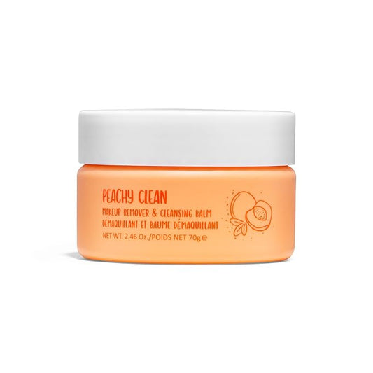W7 Peachy Clean Face Cleansing Balm - Makeup Remover Melt With Fruit Juice - Clean Oil Free Skin-VeraVaultWomen