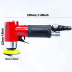 1" 2" 3" Mini Orbital Sander, Pneumatic Sander Random Orbital Eccentric Dual Action Polisher for Auto Body Work, High Speed Air Powered Sanders & Mini Air Polisher Kit