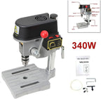 3-Speed Benchtop Drill Press, Electric Bench Wood Drilling Machine for DIY Creation, Small and Precise Work Like Jewelry Making Woodworking Metal Drilling Machine 110V