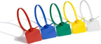 8 in Marker Nylon Cable Ties, Plastic Water Proof Tags, Self-Locking Written-on Cable Marker, Security Seals Label for Cabling, Wire Marking Label, Shipping Hanging Tags - Mulit colors/ 100pcs