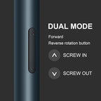 Mini Electric Screwdriver Set, 0.2N.m Precision Torque Screwdriver Rechargeable with 350mAh Lithium-ion Battery, 24pcs Precision S2 Steel Bits, Pocket Aluminum Alloy Storage Case Package