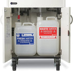 Ozark River Portable Sinks, Titan PRO 1 White, Outdoor Portable Sink with Hot Water, Mobile Self Contained Sink with Water Tanks and Wheels, Portable Outdoor Hand Washing Sink Station