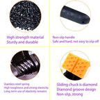 ONDY 2 Pack Of 9” Large Spring Clamps Heavy Duty Nylon Muslin Woodworking Clamps Photo Studio Backdrops Backgrounds Clamps Set, the Jaws Have a Maximum Opening of 4"