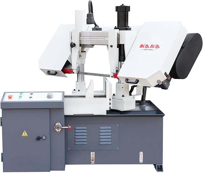KAKA INDUSTRIAL TBK11A 11Inch Hydraulic Double Column Rotating Head Band Saw Industrial Grade Metal Cutting Powerhouse