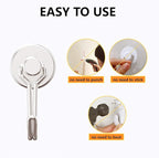 Tohoer Magnetic Hooks, Neodymium Magnets Hook Heavy Duty 30LBS with Rust Proof for Fridge, Refrigerator, Oven, Grill, BBQ, Key, Tools Holder, Utensil, Kitchen, Outdoor, Magnet for Hanging Wreaths