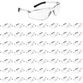 50 Pack Clear Safety Glasses with ANSI Z87.1 Scratch Resistant Eyewear for Women Man Lab Goggles Eye Protection