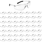 50 Pack Clear Safety Glasses with ANSI Z87.1 Scratch Resistant Eyewear for Women Man Lab Goggles Eye Protection