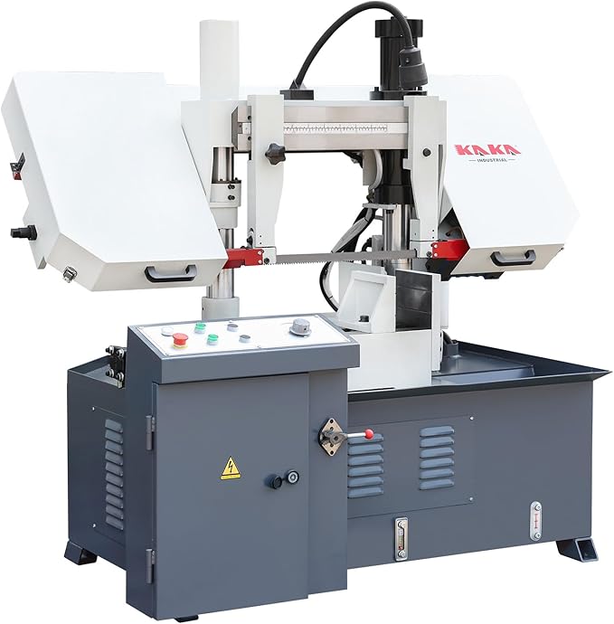 KAKA INDUSTRIAL TBK11A 11Inch Hydraulic Double Column Rotating Head Band Saw Industrial Grade Metal Cutting Powerhouse