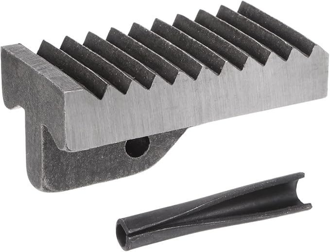 HARFINGTON Pipe Wrench Heel Jaw with Pin Assembly 48" Wrench Replacement High Carbon Steel