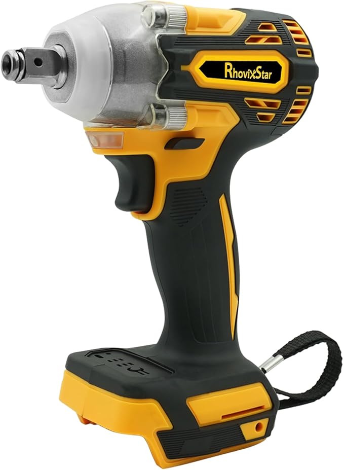 20V MAX Cordless Impact Wrench, 1/2" Brushless Motor High Torque Impact Gun, Variable Speed, Compatible with Ma kita Battery (Tool Only, No Battery and Charger Included)