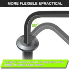 1.5mm Ball End Hex Key Set, 6pcs L-Shaped Allen Wrenches Long Arm, CR-V Steel, Black Oxide Finish, High Torque Repairing Tool for Furniture, Bike, Equipment Maintenance