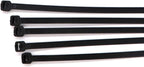 SYD 4 Inch length, 18lb Small size Self Locking Nylon Cable Zip Ties -1000 Piece (Black)
