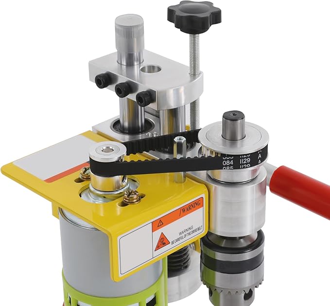 Electric Mini Drill Press, 3000RPM Drill Press Work Station Precision Benchtop Drills Presses with B10 Chuck & Drills Vise for Metal Wooden Jewelry DIY and Crafts Projects