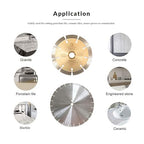 LSS 10 Diamond Saw Blades 10 Inch,General Purpose Power Dry or Wet Cutting Saw Blade,for Concrete Granite Stone Brick Masonry (10")