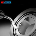 Deburring Tool Set 11 Pieces of High Speed Steel Rotary Burr Removal Blades, Ideal for Deburring Tool,1 Black Handle