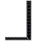 Professional 8x12 Inch Carpenter Square - Heavy-Duty Carbon Steel Framing Tool with Dual-Scale (Imperial/Metric), Rust-Resistant Right Angle Ruler for Carpentry, Roofing & Layouts