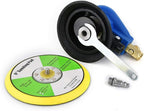 6 inch Pneumatic Orbital Sander, Daul Action Air Sander with Hook and Loop Sanding Pad for Woodworking, Autobody Work