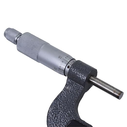 1-2 in Precision Outside Micrometer W/Box, Accuracy 0.0001 in, Professional Grade Precision Machinist Tool