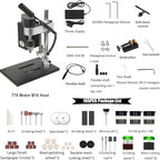 Benchtop Drill Press, Mini Drill Press, Portable Electric Drilling Machine Adjustable 7-Speed, CNC 775 Motor B10 Chuck 0.6-6mm Metal Wooden DIY Jewelry Making Crafts Tool