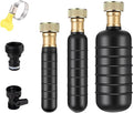 Drain Cleaning Bladder- Fits 1" to 2" Pipes, 3/4" Hose Thread Valve,Ideal for Sinks, Showers, Tubs & Sewer Lines, Rubber, Easy Daily Use, Cold Water Only (3Pc)