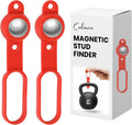 (2-Pack) Calvana Magnetic Stud Finder - 27 lbs of Pull Power Stud Ball, Detects Nails, Screws, and Metal, Through 5/8" Drywall, Wood or 3/4" Plywood Paneling, No Batteries Required, 52300