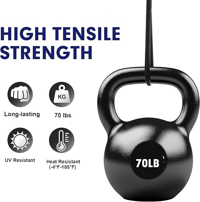 Zip Ties, RAZCC 1200pcs Black Cable Zip Ties 16 Inch, Heavy Duty Plastic Wire Ties with 70lb Tensile Strength, Self-Locking Black Nylon Tie Wraps for Indoor and Outdoor