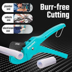 DURATECH PEX Pipe Cutter, Tubing Cutter for 1/8"-1" PEX and Rubber Hoses(NOT for PVC Pipe), with PTFE-Coated Sharp Blade, Suitable for Home and Plumbing Repairs