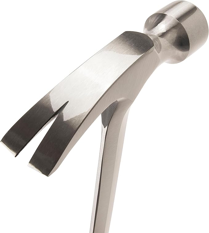 ESTWING Framing Hammer - 24 oz Long Handle Straight Rip Claw with Smooth Face & Shock Reduction Grip - E3-24S