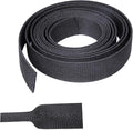 Braided Sleeving Heat Shrinkable Fabric 2:1 Ratio- Abrasion Protection Flexibility Wiring Harness Cable Sheath (3/8" ID, 16ft)