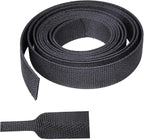 Braided Sleeving Heat Shrinkable Fabric 2:1 Ratio- Abrasion Protection Flexibility Wiring Harness Cable Sheath (3/8" ID, 16ft)