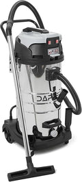 26.5 Gallon 11 Peak HP Wet/Dry Vacuum, Stainless Steel Tank, 2 in 1 Function Portable Shop Vacuum with Attachments, Built-in Drain Ideal for Jobsite, Garage & Workshop.