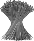 12 Inch Zip Ties Silver 1000 PCS, 50 Lbs- Heavy Duty Tensile Strength, Nylon PA66 UV Resistant Cable Ties for Indoor and Outdoor Use - Ideal for object bundling and fastening