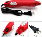 Heat Gun, Mini Hot Air Gun for DIY Crafts Portable Heat Air Gun Tool for Embossing Shrink Wrapping Drying Paint