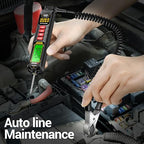 0.5V-600V Multimeter,AC/DC Automotive Test Light,Rechargeable Buzzer Circuit Tester with Sharp Probe,Polarity Indicator Light, Continuity Voltage Fuse Tester Pen with Alligator Clip for Sedan, SUV, RV