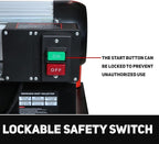 Bucktool 1-1/2HP Dust Collector, 1100 CFM Dust Collector for Woodworking with Movable Base