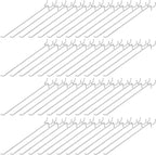 Funrous 100 Pack Peg Board Hooks Stainless Steel Pegboard Hooks Shelving Display Hanging Peg Board Holders for 1/8 and 1/4 Garage Storage Tools Organizer(10 inch)