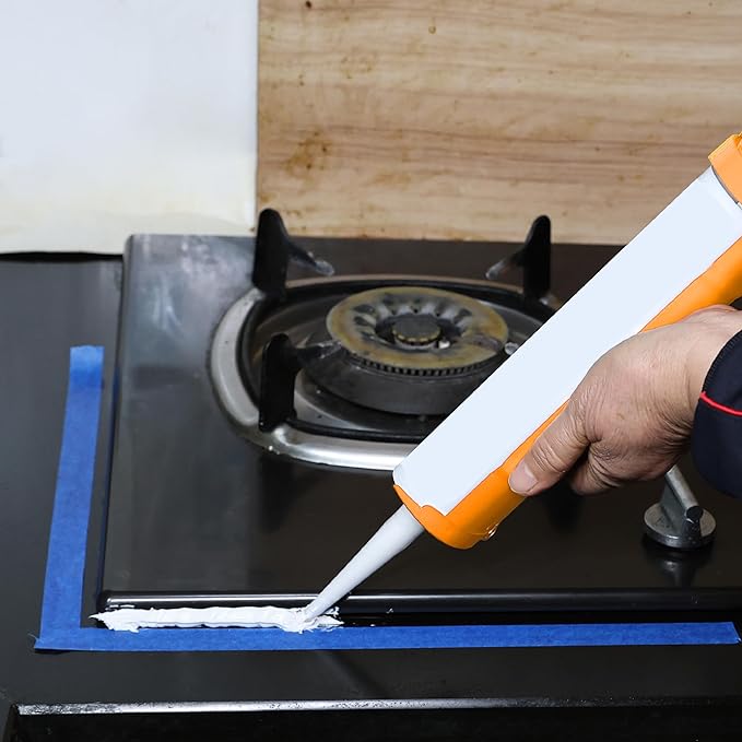 Bates- Caulking Gun, 10:1 Thrust Ratio, Orange & Ashen, Caulking Tool Gun, Caulk Gun No Drip, Hand Caulking Guns, Silicone Gun, Caulking Gun Tool, No Drip Caulk Gun, Caulk Guns, Caulking Gun Dripless