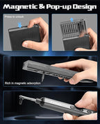 Mini Electric Screwdriver 3.7V, FIRRAX 76-in-1 Small Precision Electric Screwdriver Set with 5 Torque Levels, S2 Magnetic Bits, LED Lights, Power Screwdriver Repair Tool Kit for Laptop/Phone/Camera