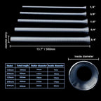 5 Pack Spring Tube Bender Set 1/4'', 3/8'', 1/2'', 5/8'' and 3/4'' for Copper, Aluminum and Thin Wall Steel Tubing Bender Kit, 13.78" / 350mm Length