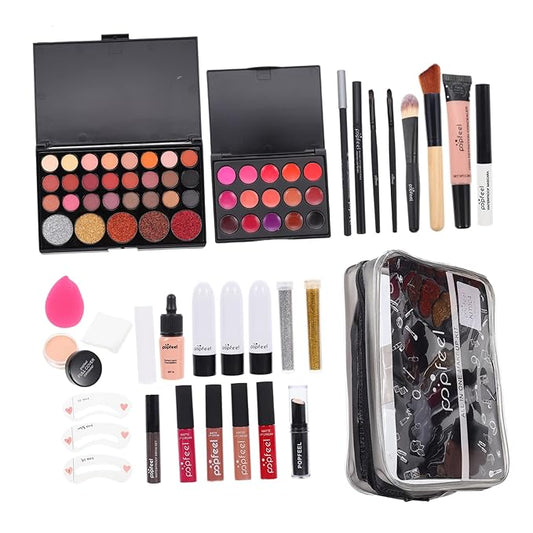 1 Set women's makeup set Eyebrow Pencil All-in-one Makeup Kit Makeup Multi- Makeup Kit Professional Foundation Cosmetics Supplies One-piece student mascara-VeraVaultWomen
