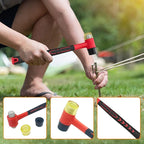 BOOSDEN 5-Piece Pliers Set Including 25mm Rubber mallet, 5" Wire Cutters, 5" Needle Nose Pliers, 5" Diagonal Cutters, 5" Linemans Pliers for DIY & Home Use