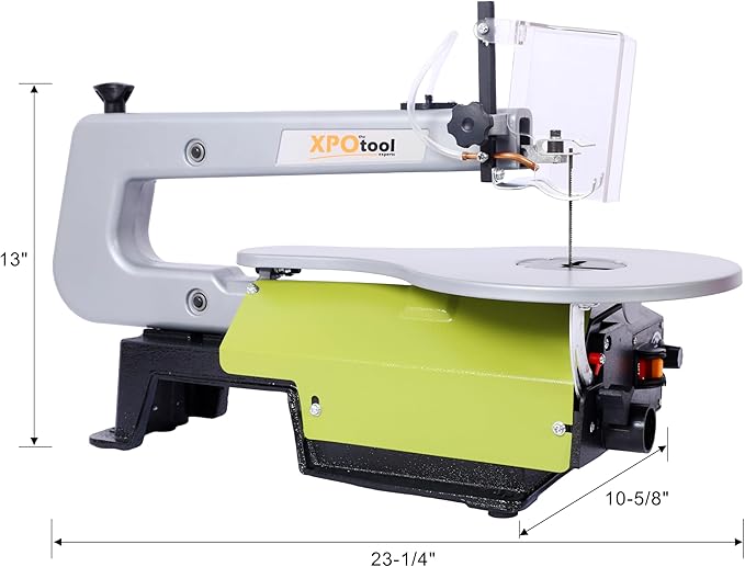 16-Inch Variable Speed Scroll Saw for Woodworking – Masterful Precision Cutting, Adjustable Speed Control, Stable Workpiece Hold, Effective Dust Collection – Ideal for Professionals & Hobbyists